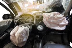 a defective airbag after a car accident