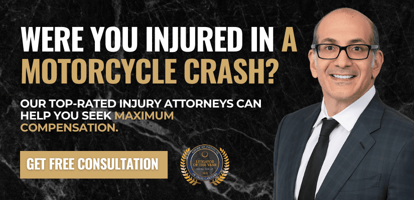 "Were you injured in a motorcycle crash? Our top-rated injury attorneys can help you seek maximum compensation. Get free consultation"