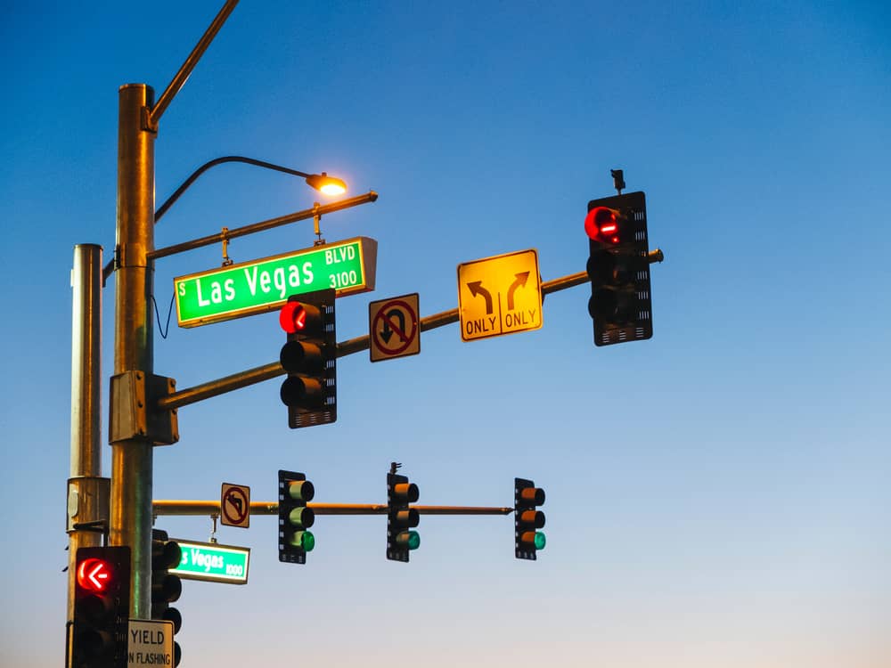 las vegas red and yellow light accident lawyer