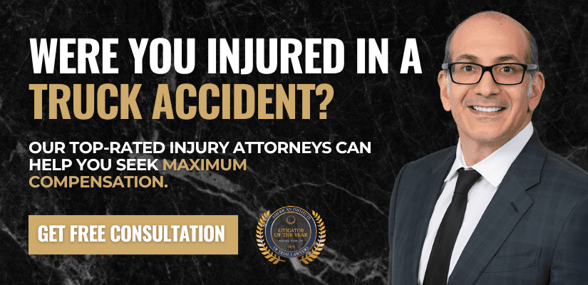 "Were you injured in a truck accident? Our top-rated injury attorneys can help you seek maximum compensation. Get free consultation"